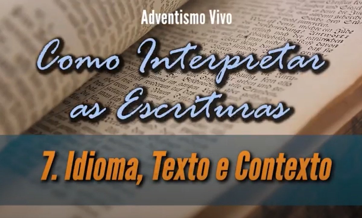 Idioma, Texto e Contexto - Lição 7